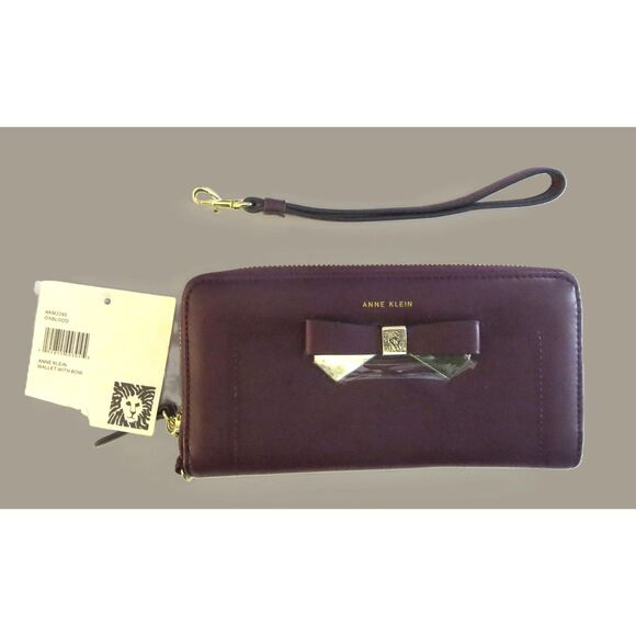 Anne Klein Handbags - Anne Klein Clutch  New With Tag Burgandy Woman's Accessories